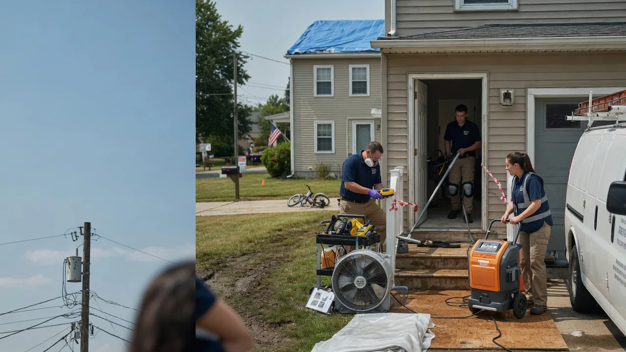 Water Damage Repair in League City, TX near me